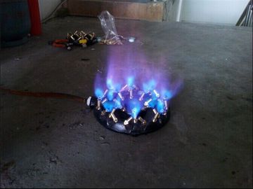 China Ferro fundido LPG/gás do NG acessório do queimador do jato com os 32 bocais de bronze 85 MJ/hora fornecedor